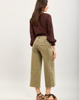Toxik3 wide cropped stretch denim pants