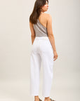 Toxik3 balloon stretch jean pants with stud details