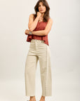 Toxik3 balloon stretch jean pants with stud details