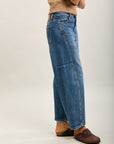 Toxik3 balloon jean pants Lyocell stud details