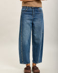 Toxik3 balloon jean pants Lyocell stud details