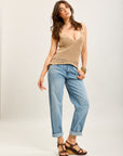 Toxik3 pantalon jean mom denim Lyocell