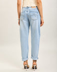 Toxik3 pantalon jean mom denim Lyocell