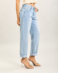 Toxik3 pantalon jean mom denim Lyocell