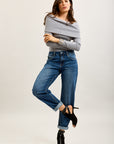 Toxik3 pantalon jean mom denim Lyocell