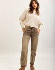 Toxik3 pantalon jean mom denim Lyocell