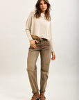 Toxik3 pantalon jean mom denim Lyocell