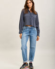 Toxik3 Lyocell denim mom jeansbroek