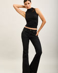 Toxik3 Bootcut-Jeanshose aus Stretch-Denim