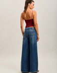 Toxik3 pantalon jean extra-wide denim stretch clous