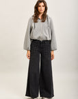 Toxik3 pantalon jean extra-wide denim stretch clous