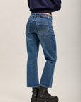 Toxik3 pantalon jean droit crop denim stretch