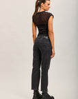 Toxik3 pantalon jean droit crop denim stretch
