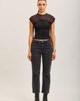 Toxik3 pantalon jean droit crop denim stretch