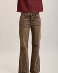Toxik3 cut-out stretch denim bootcut jean pants