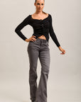 Toxik3 stretch push denim bootcut jean pants