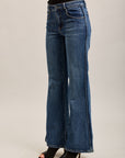 Toxik3 ribbed stretch denim bootcut jean pants