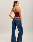 Toxik3 extra-wide asymmetrical stretch denim jean pants