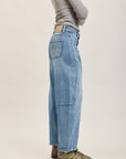 Toxik3 pantalon jean balloon Lyocell asymétrique