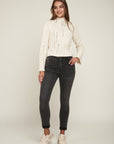 Toxik3 high-waisted slim stretch pants