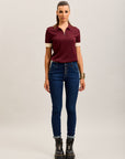 Toxik3 super stretch wrinkled slim denim jean pants with cuffed buttons