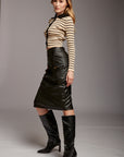 Mid -length imitation skirt - Zuri