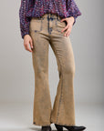 Toxik3 jean flare delavé dirty wash country folk