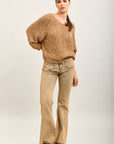 Toxik3 dirty wash country folk flare jeans