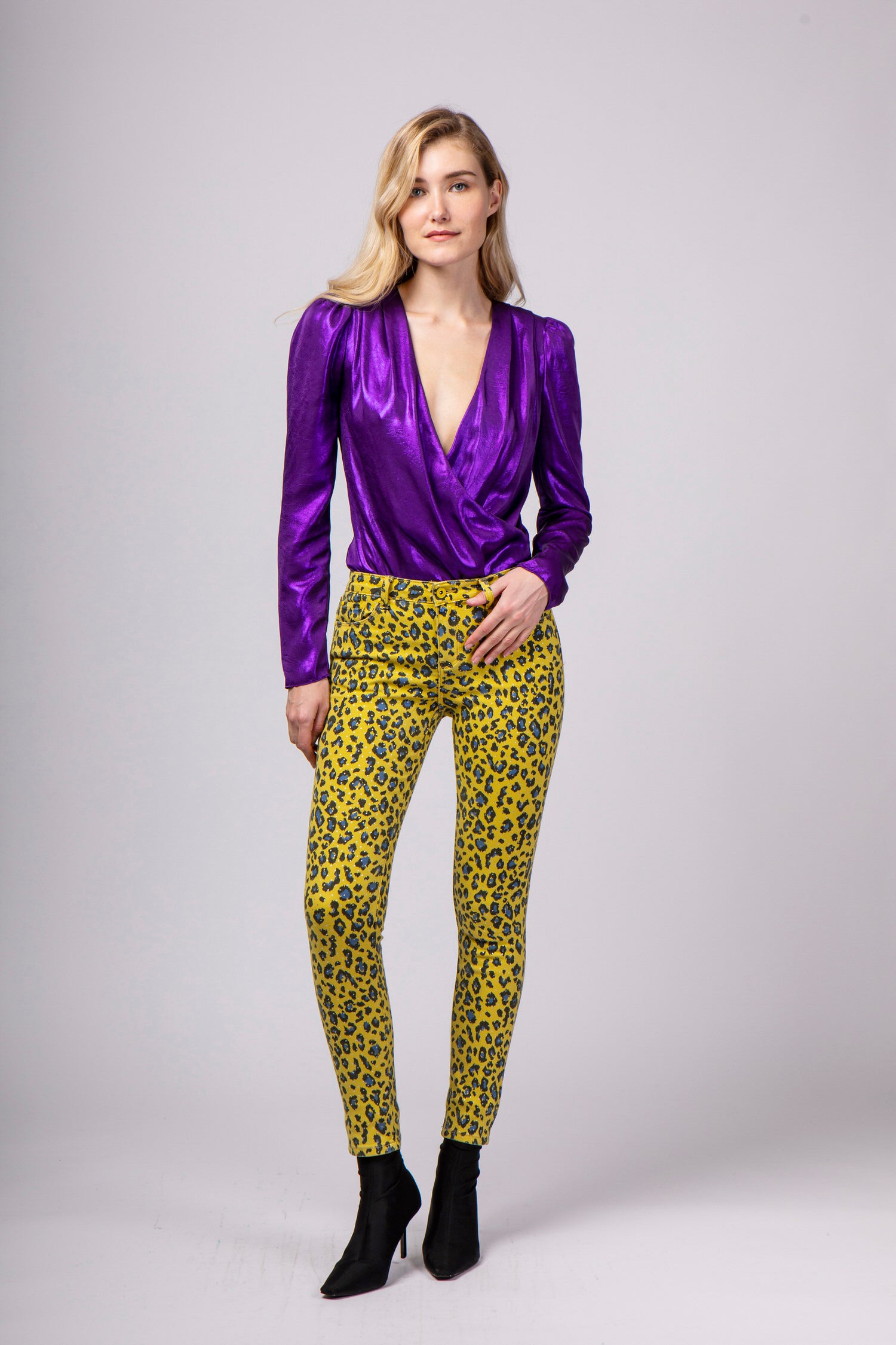 Yellow leopard pants - Patéra