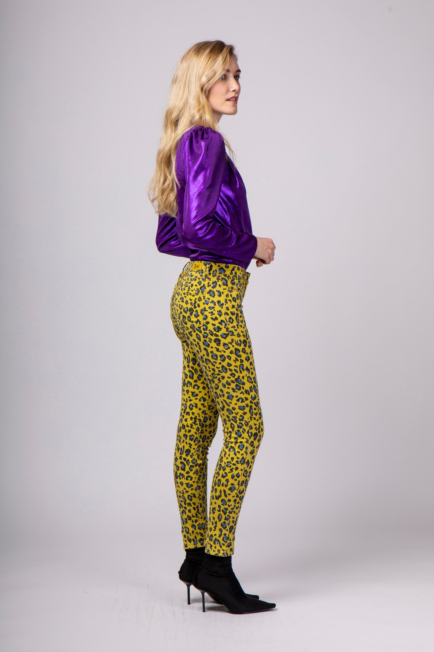Yellow leopard pants - Patéra