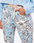 Pantalon imprimé fleurs - Lagoon