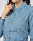 Chemise denim rayure - Dol - TOXIK3