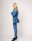 Veste jean boutons - Zanon - TOXIK3
