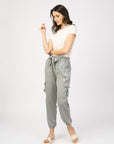 Pantalon cargo fluide - Keira - TOXIK3