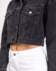 Veste courte en jean - Sista - TOXIK3
