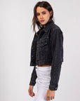 Veste courte en jean - Sista - TOXIK3