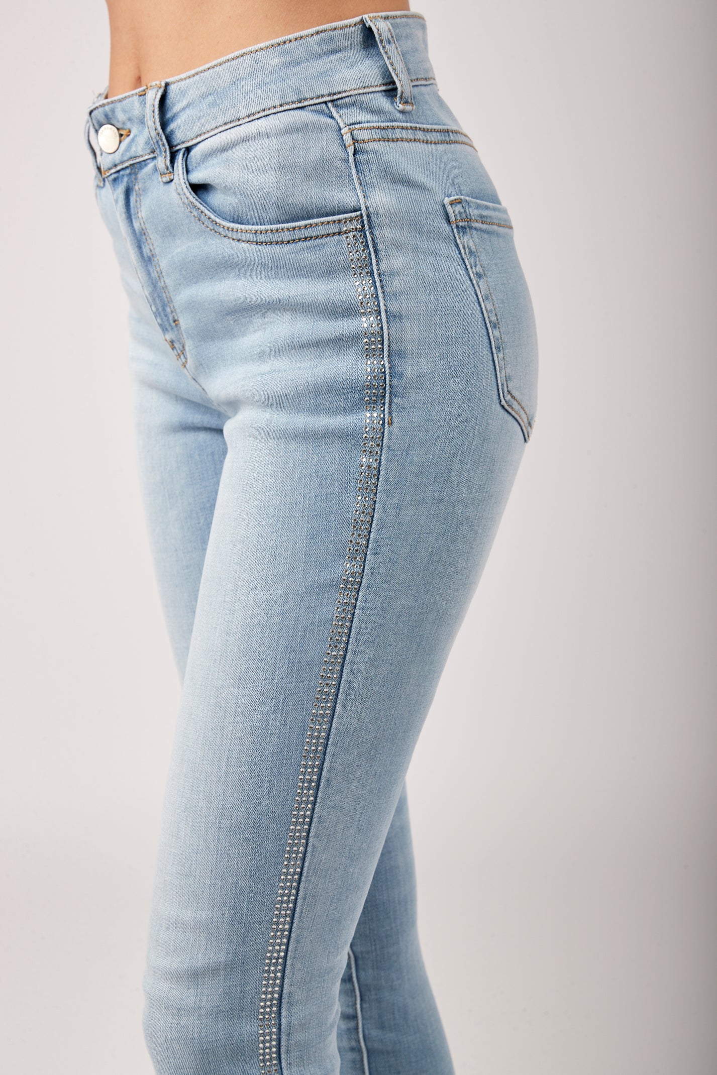 Jeans slim rhinestone - brit
