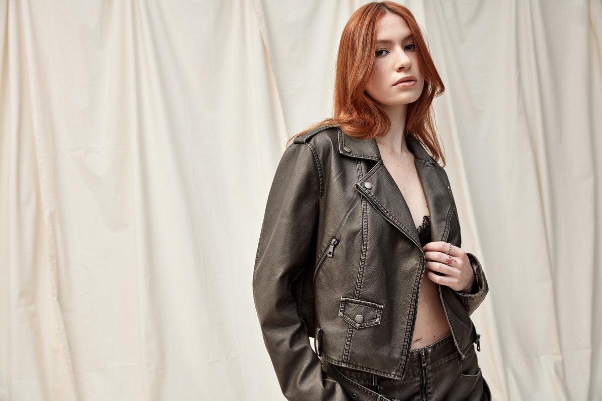 Blouson perfecto vintage - James - TOXIK3