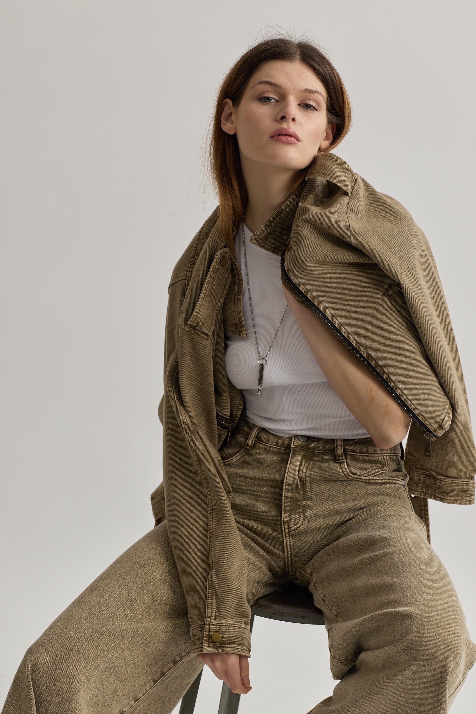 Toxik3 pantalon wide en jean stretch