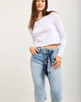 Toxik3 bermuda denim stretch accessoire foulard