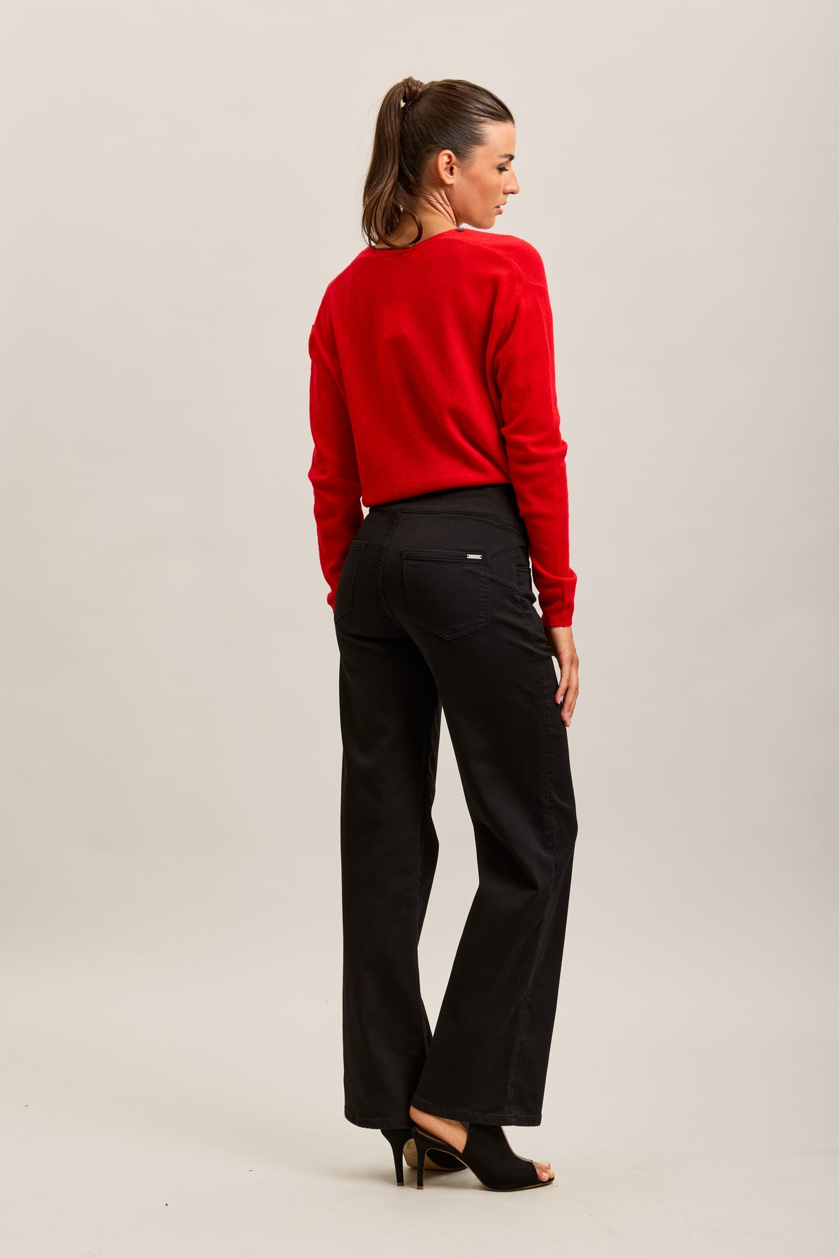Pantalones jogger Toxik3 de denim elástico Tamaño alto tirón