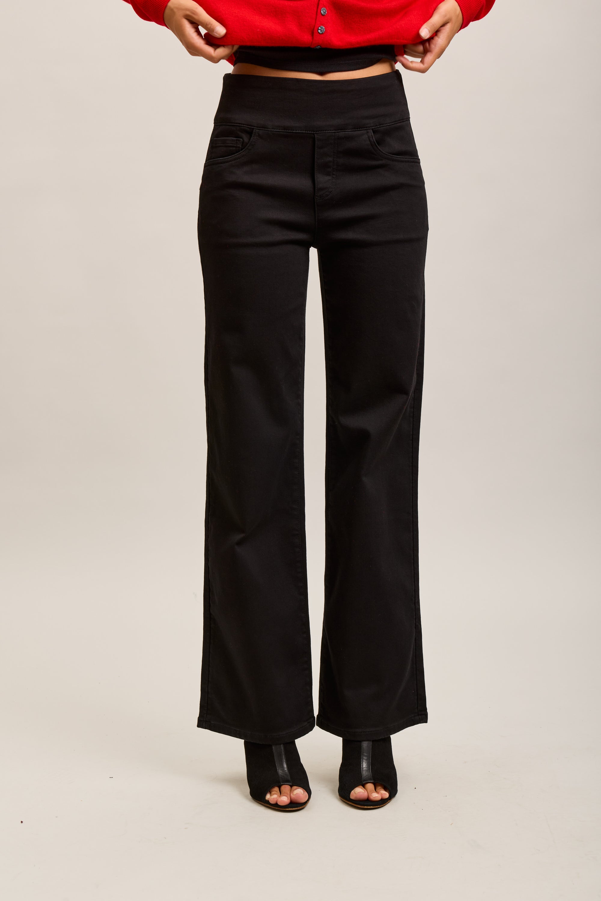 Pantalones jogger Toxik3 de denim elástico Tamaño alto tirón