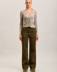 Pantalones jogger Toxik3 de denim elástico Tamaño alto tirón