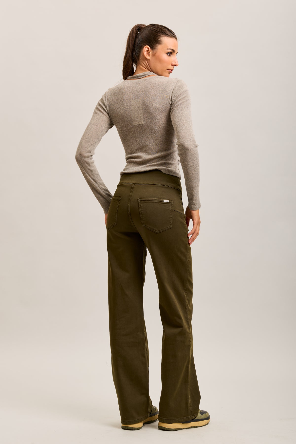 Pantalones jogger Toxik3 de denim elástico Tamaño alto tirón