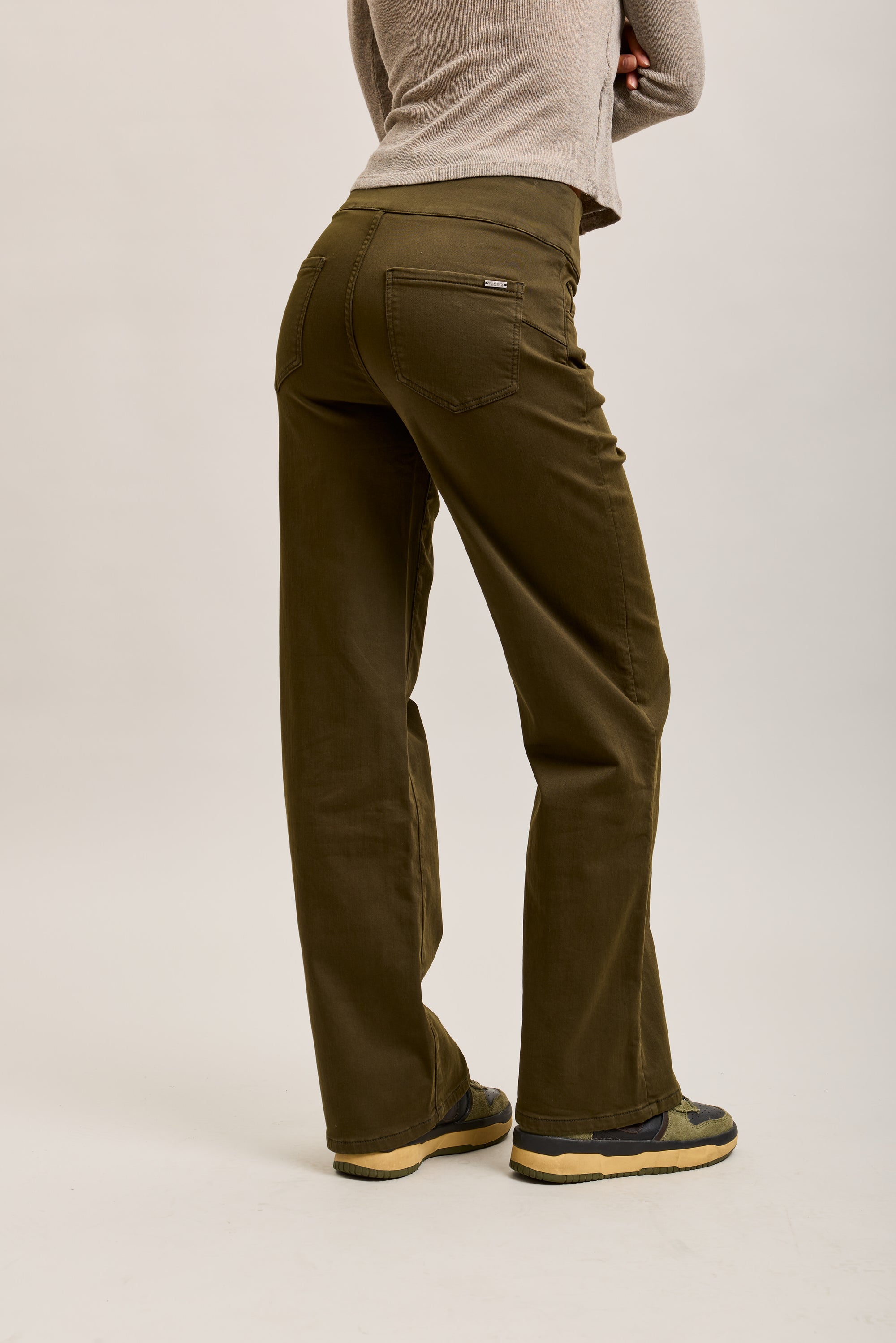 Pantalones jogger Toxik3 de denim elástico Tamaño alto tirón