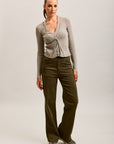 Pantalones jogger Toxik3 de denim elástico Tamaño alto tirón
