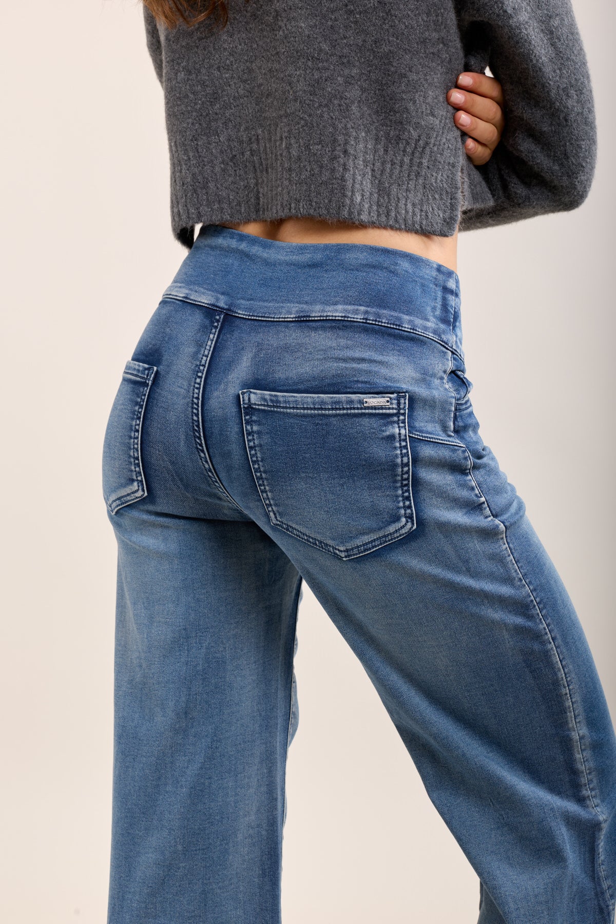 Vaqueros jogger elásticos Toxik3 Tamaño alto tirón