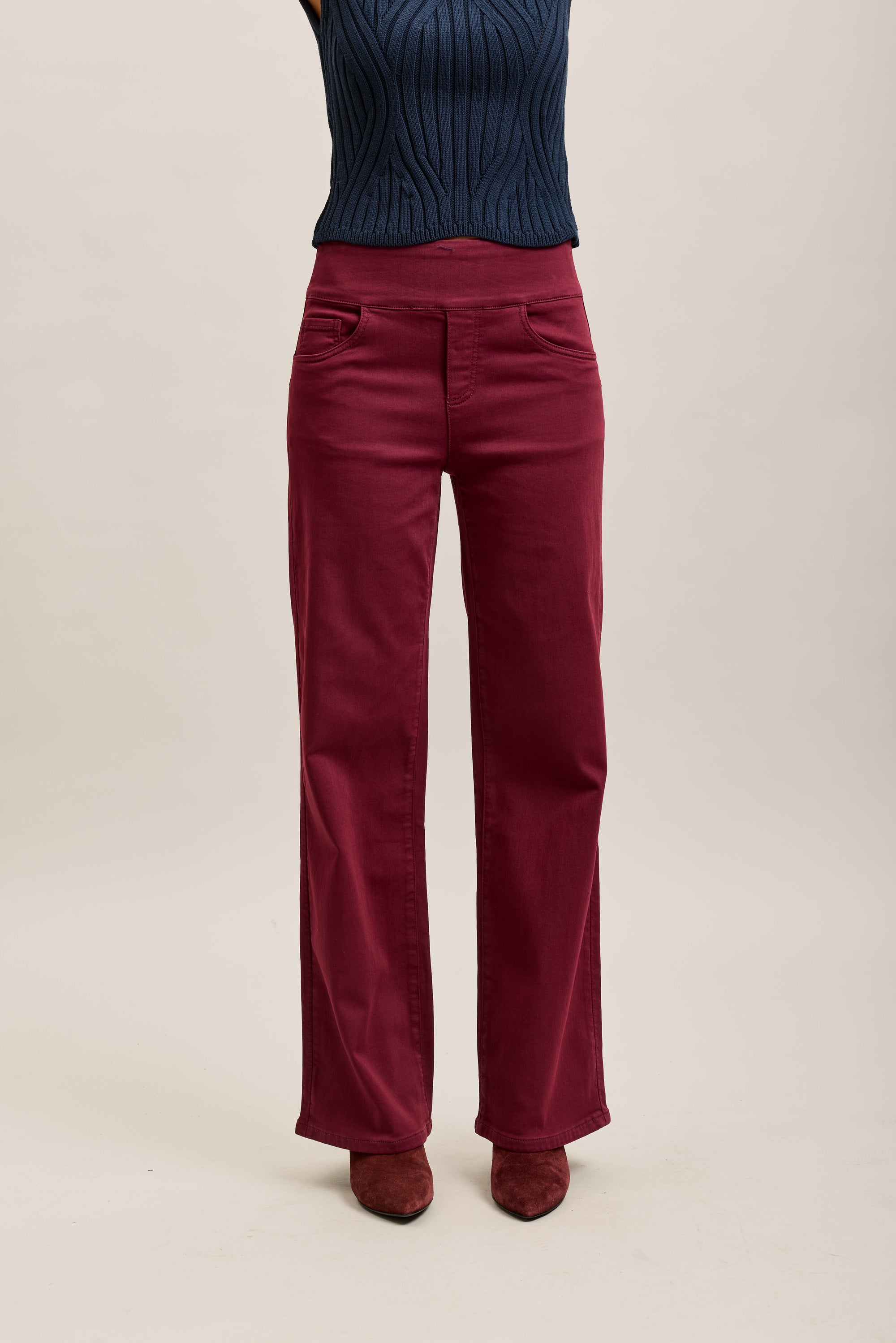 Pantalones jogger Toxik3 de denim elástico Tamaño alto tirón