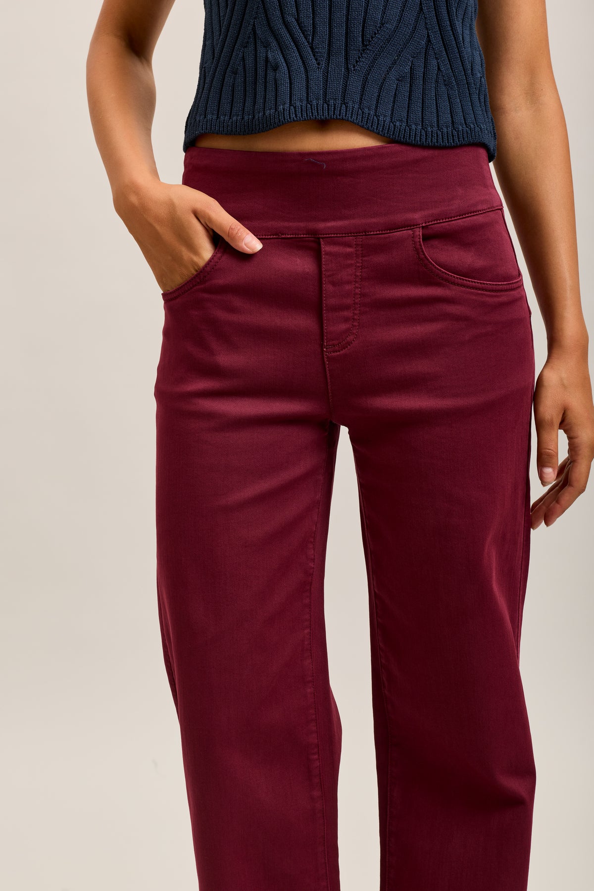 Pantalones jogger Toxik3 de denim elástico Tamaño alto tirón