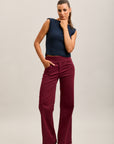 Pantalones jogger Toxik3 de denim elástico Tamaño alto tirón